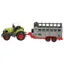 Platinum Farm Tractor and Trailer Toy - Stock Trailer/Green/Grey