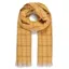 Platinum Lomond Woven Check Scarf - Ochre