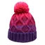 Platinum Skye Ladies Knitted Waterproof Beanie Bobble Hat - Pink/Purple