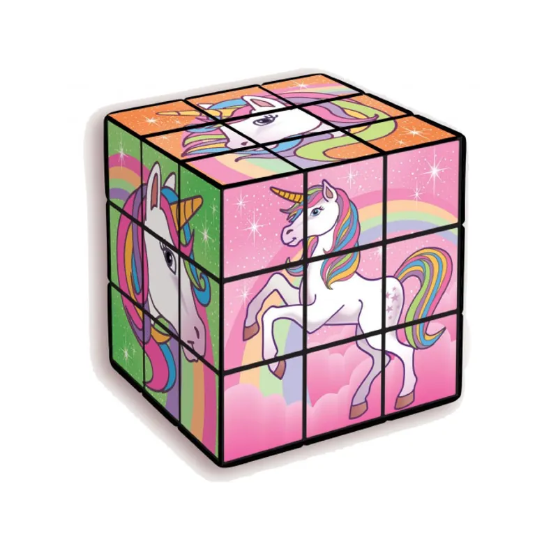 Playwrite Puzzle Cube Childrens Toy - Unicorn