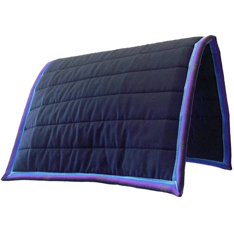 PolyPads Classic Single Saddlepad - Navy/Atlantic Purple-1