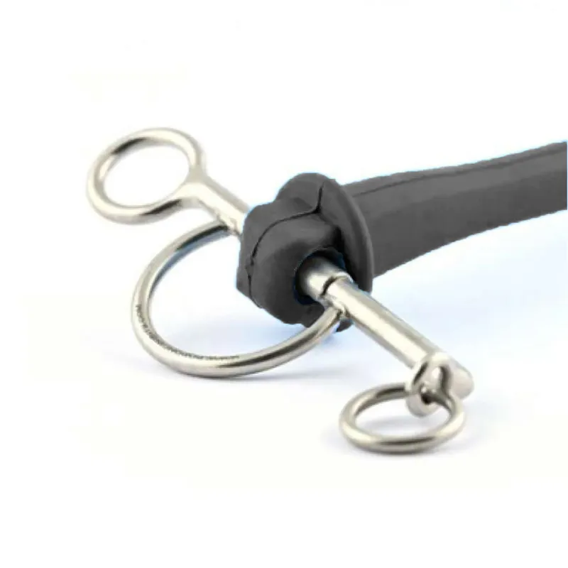 Poponcini Bits Harmony PHL Long 3-Piece Pelham Bit - Black-1