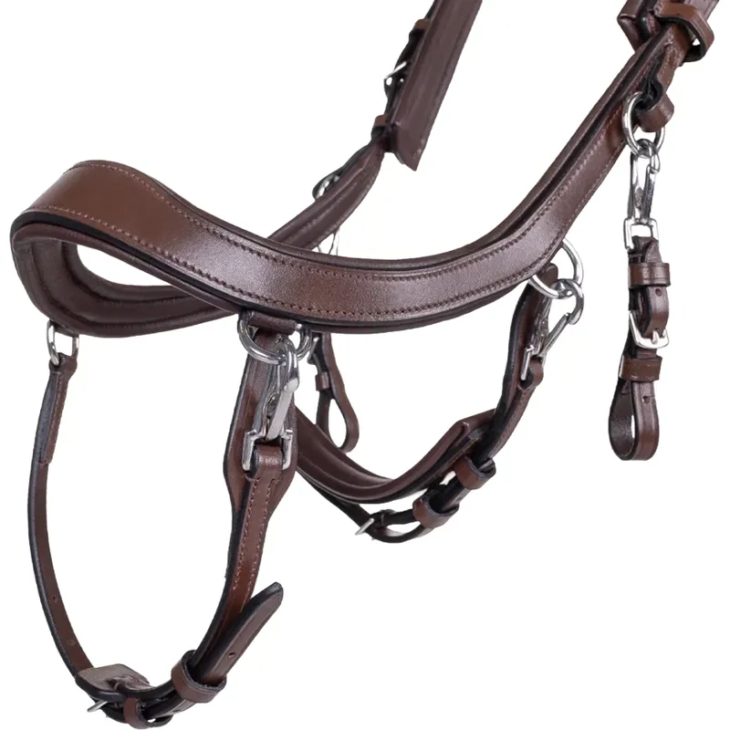 PresTEQ FaySport Anatomical Bridle - Brown-1
