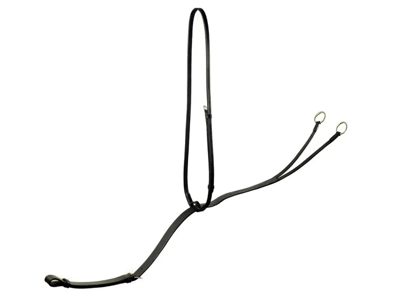 Dever Platinum Raised Running Martingale - Black