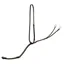 Dever Platinum Raised Running Martingale - Brown