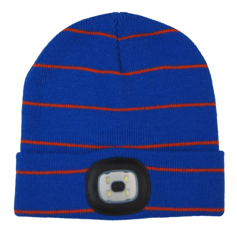 Pro Climate Vision LED Childs Beanie Hat - Blue