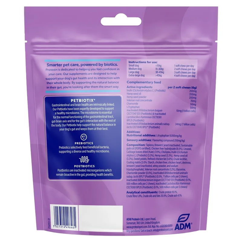 Protexin Daily Care GUT+ Dog Supplement - Calming-1