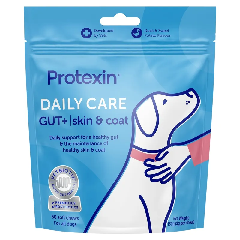 Protexin Daily Care GUT+ Dog Supplement - Skin and Coat 