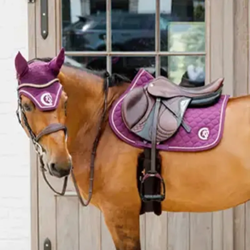 Kentucky Wellington 3D Logo Rope Fly Veil - Purple-3