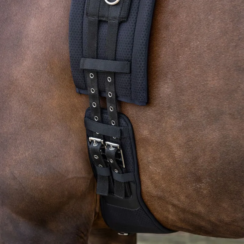 QHP Air Mesh Dressage Girth - Black-4