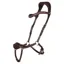 QHP Anatomical Bitless Bridle with Reins - Brown