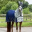 QHP Anti-Fly Rug with Detachable Neck and Mask - Blue