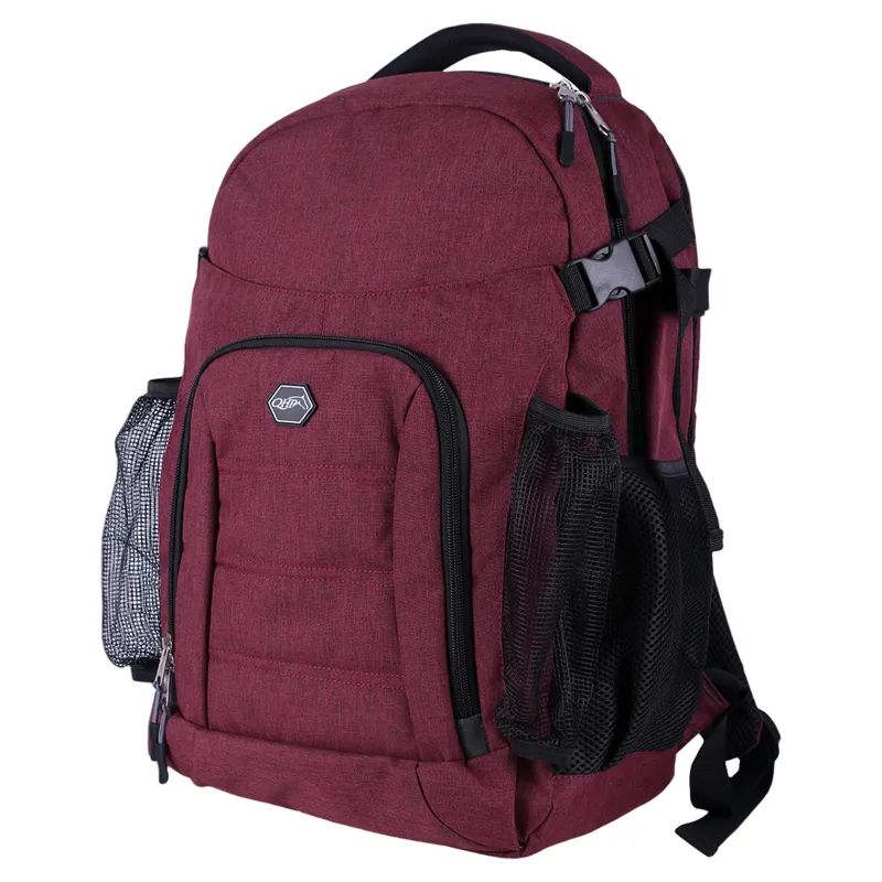 QHP Rider/Grooms Backpack - Burgundy-1