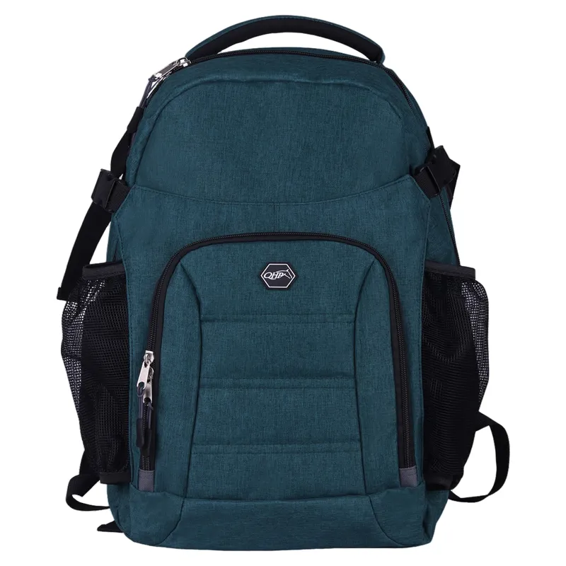 QHP Rider/Grooms Backpack - Dark Green-1