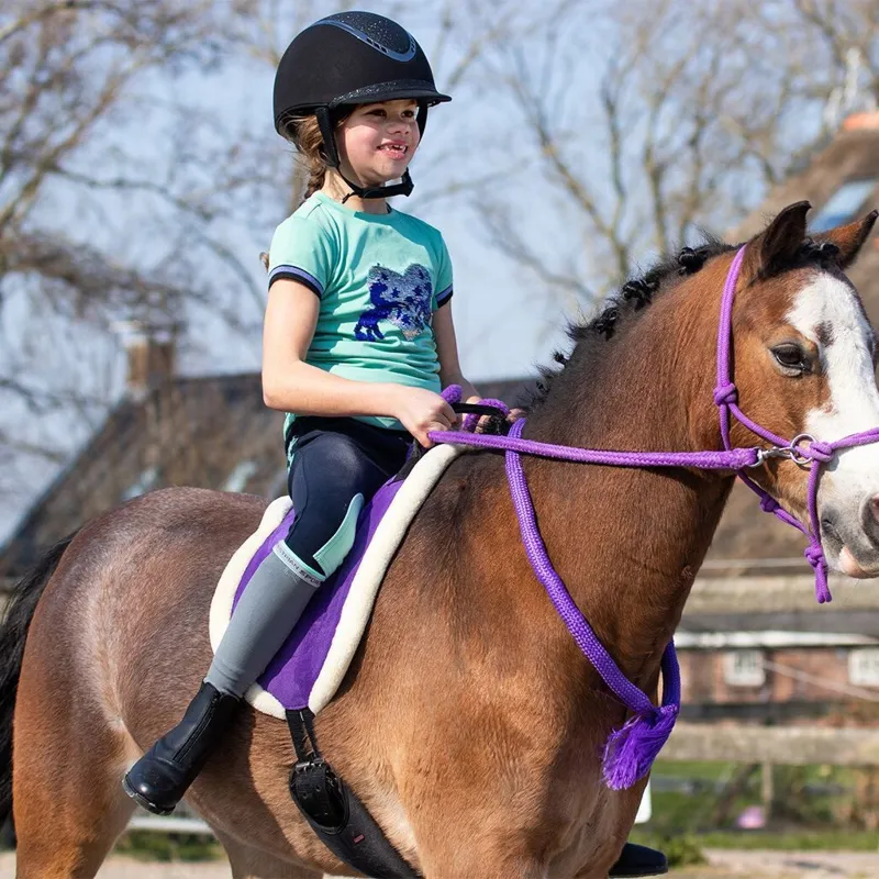 QHP Bareback Pad - Passion Flower-2