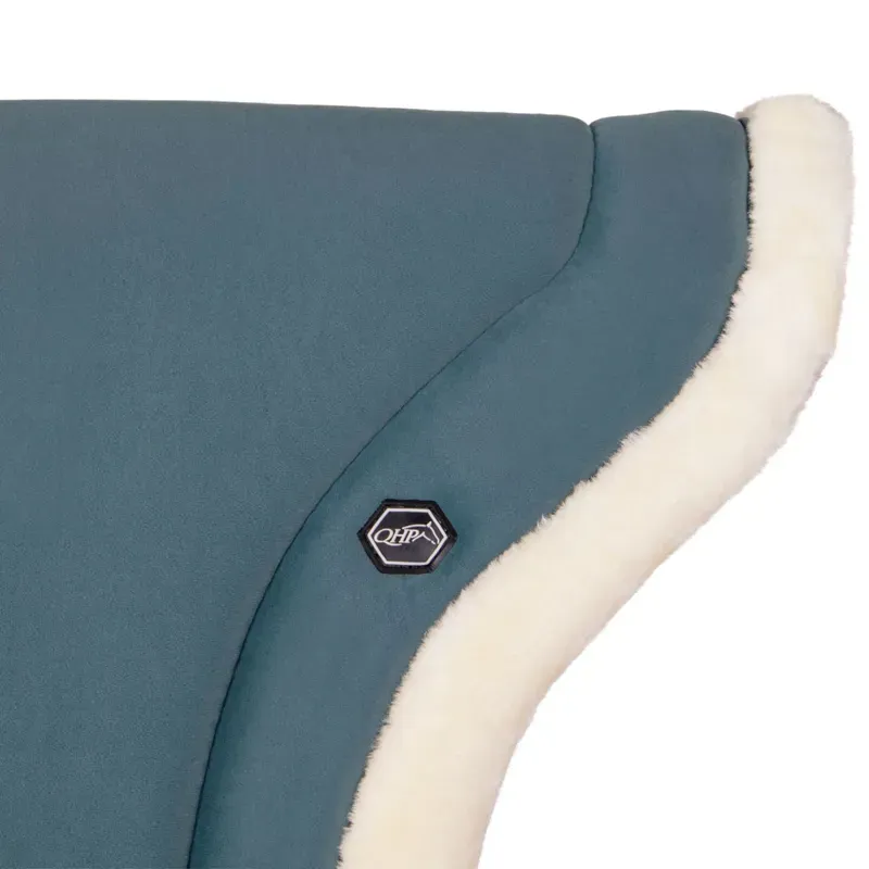 QHP Bareback Pad - Petrol-3