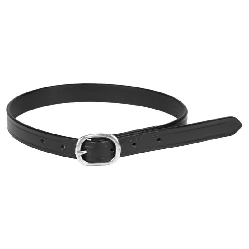 QHP Basic Junior Spur Straps - Black