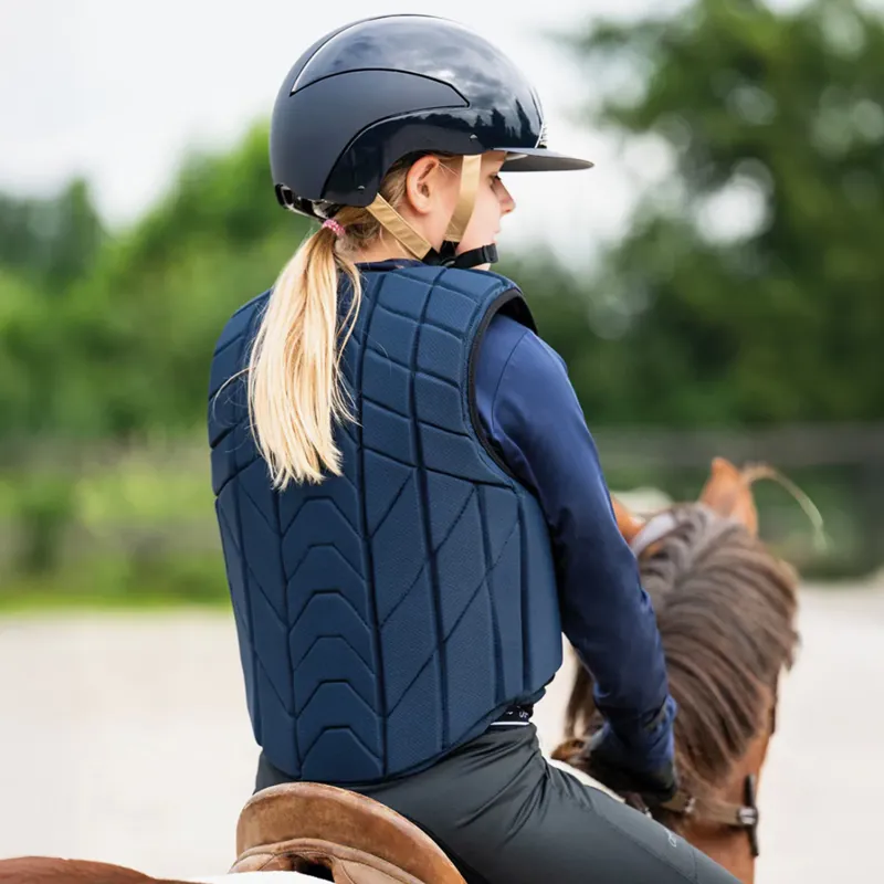 QHP Junior Body Protector - Navy-6