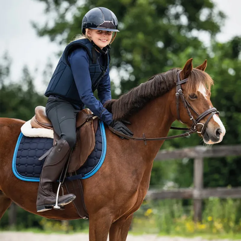 QHP Junior Body Protector - Navy-4