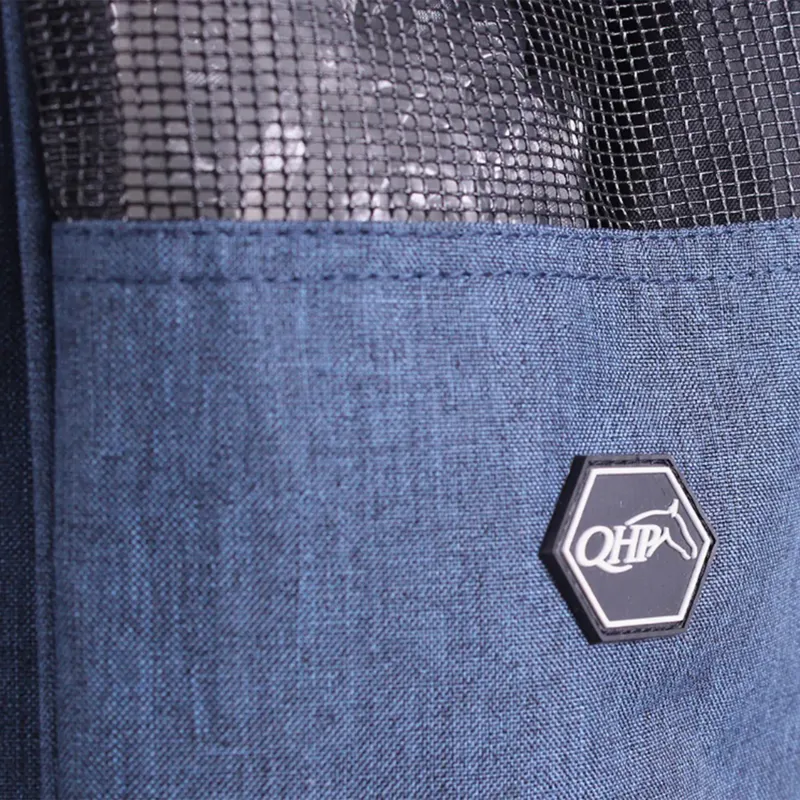 QHP Side Zip Boot Bag - Blue-1