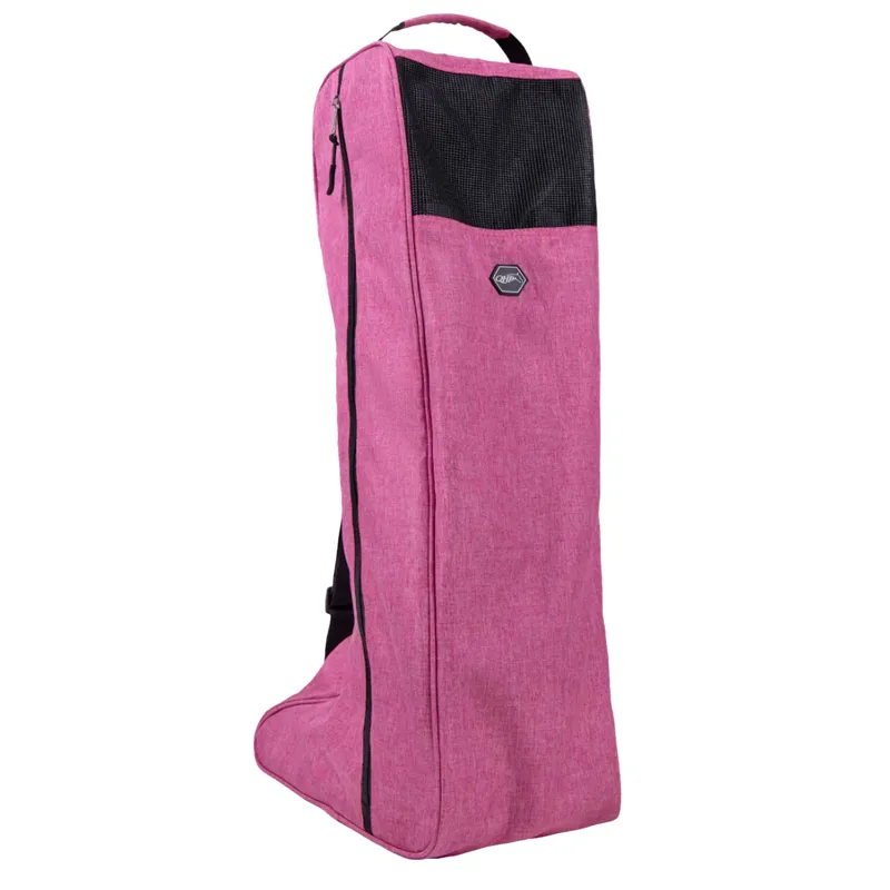 QHP Side Zip Boot Bag - Pink-1