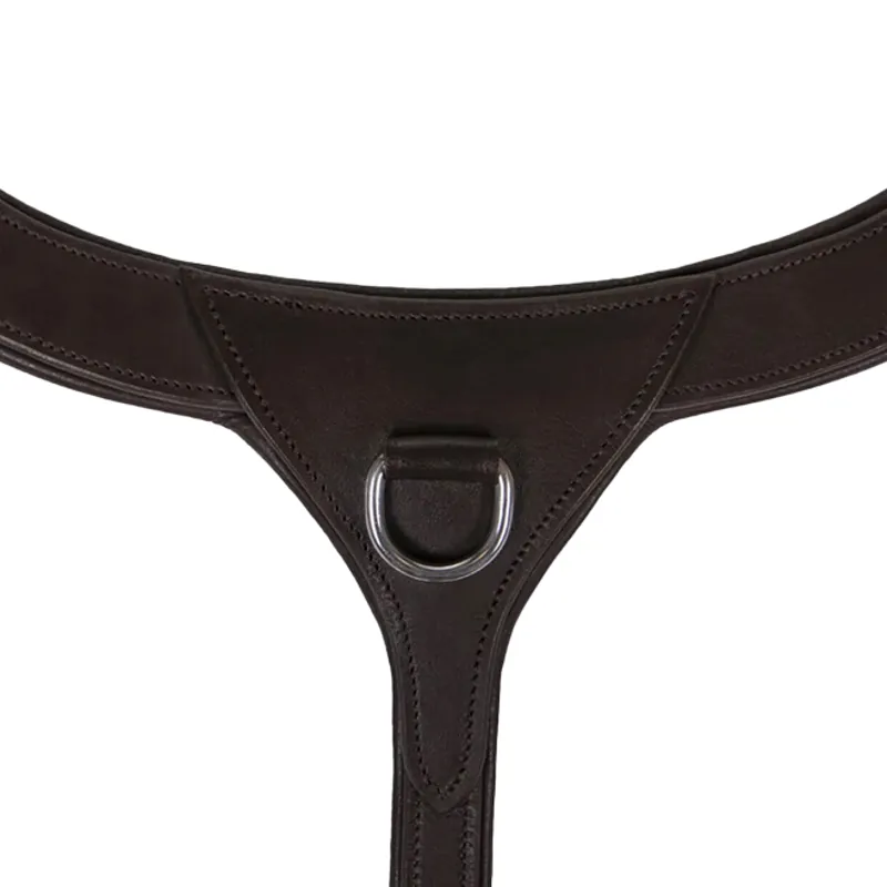 QHP Breastplate with Handle - Dark Brown-2