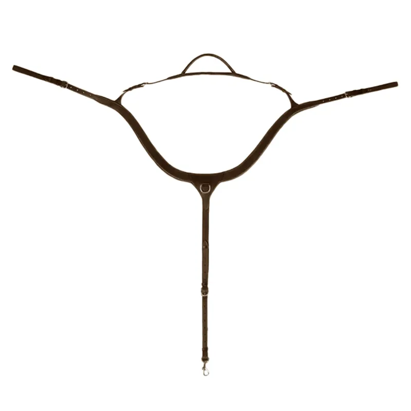 QHP Breastplate with Handle - Dark Brown