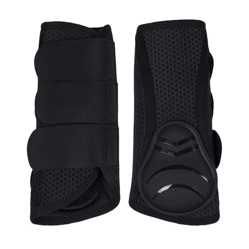 QHP Air Mesh Brushing Boots - Black