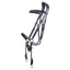 QHP Ceto Anatomical Bitless Bridle with Reins - Black