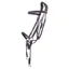 QHP Ceto Anatomical Bitless Bridle with Reins - Brown