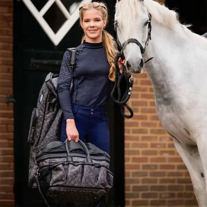 QHP Collection Grooming Bag - Grey/Reflective-3