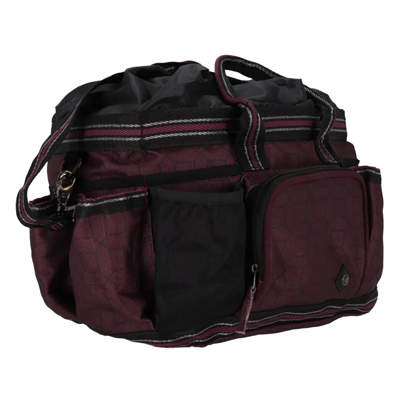 QHP Collection Grooming Bag - Wine Red-1