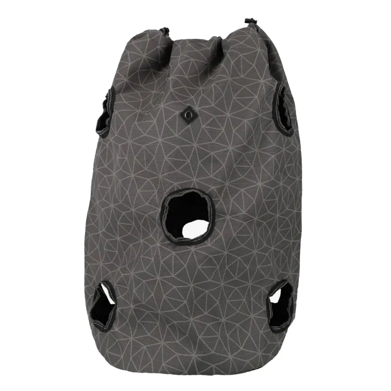 QHP Collection Hay Bag - Grey/Reflective