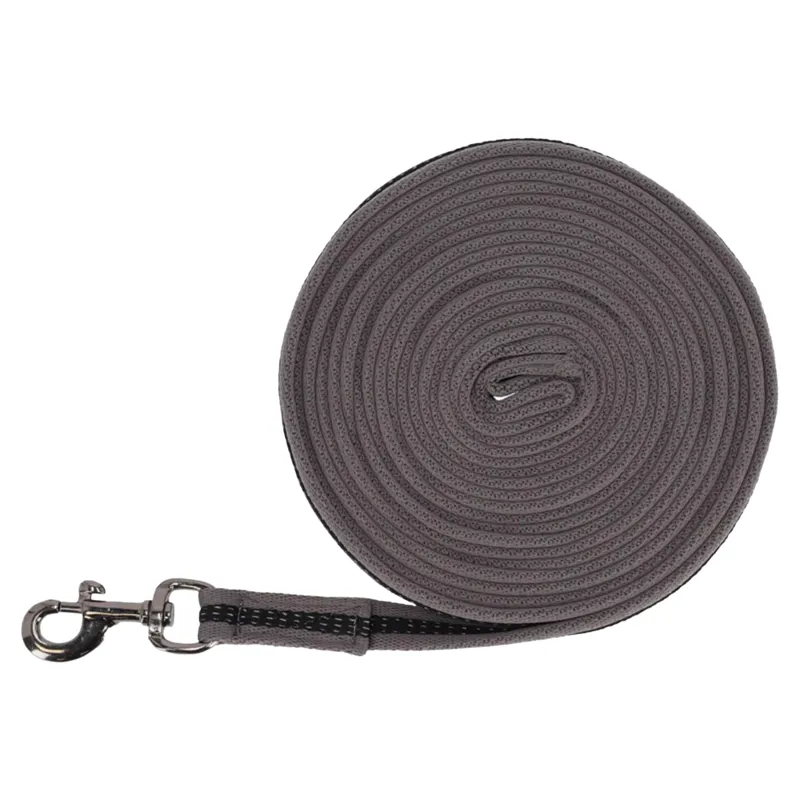 QHP Collection Lunge Line - Grey/Reflective