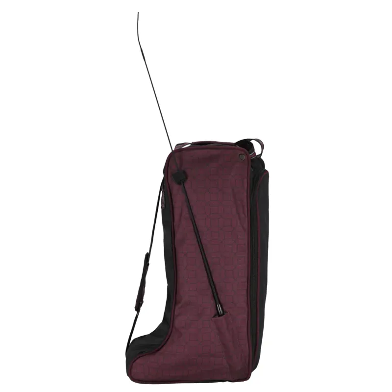 QHP Collection Boot Bag - Wine Red-3