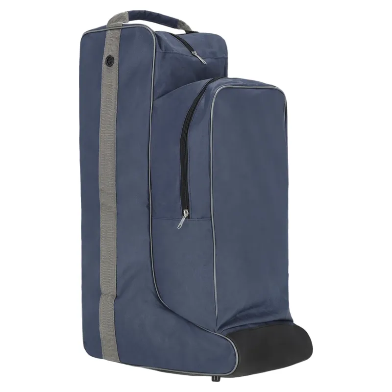 QHP Combi Boots and Helmet Bag - Navy/Grey