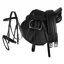 QHP Complete Pony Saddle Set - Black