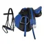 QHP Complete Pony Saddle Set - Blue/Black