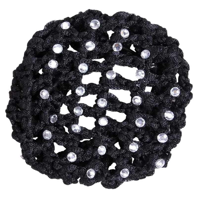 QHP Diamond Hairnet - Black-1