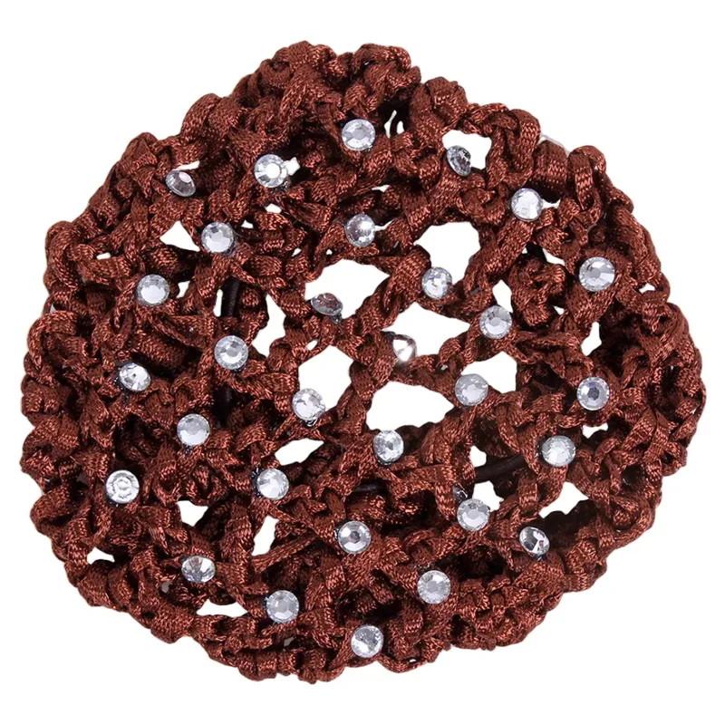 QHP Diamond Hairnet - Brown-2