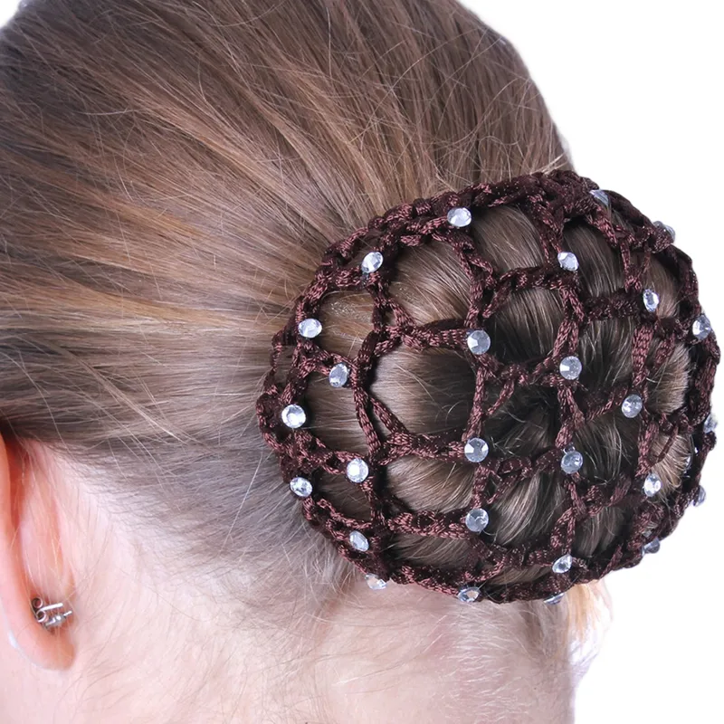 QHP Diamond Hairnet - Brown-1