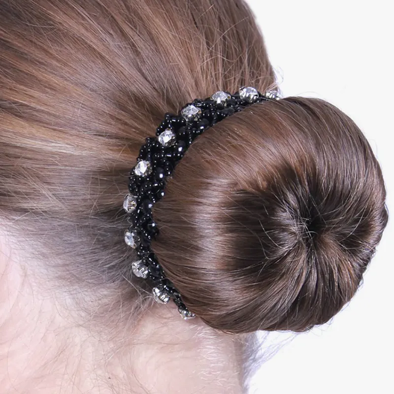 QHP Diamond Scrunchie - Black-1