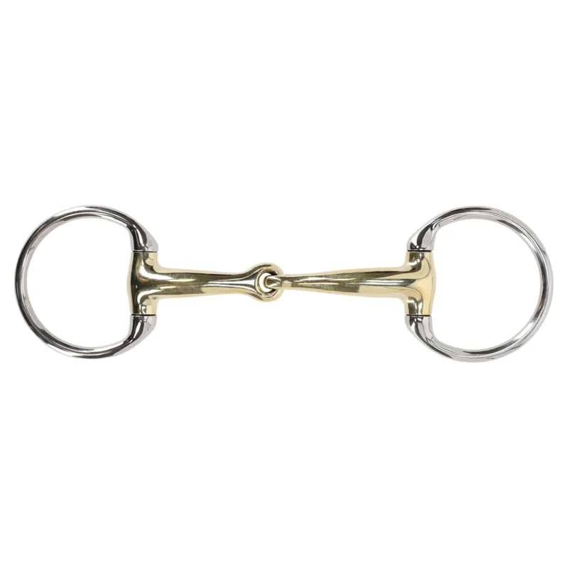 QHP Anatomical Eggbutt Single Jointed Bit - Argentane