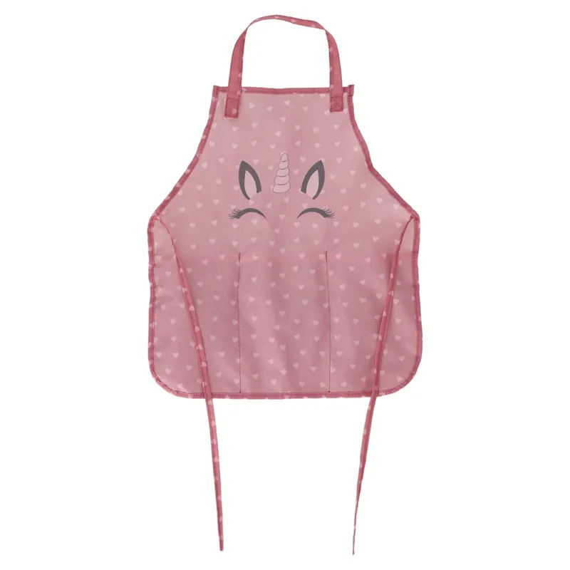 QHP Unicorn Junior Grooming Apron - Pink-1
