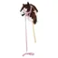 QHP Hobby Horse Headcollar and Lead Set - Cheery Pink