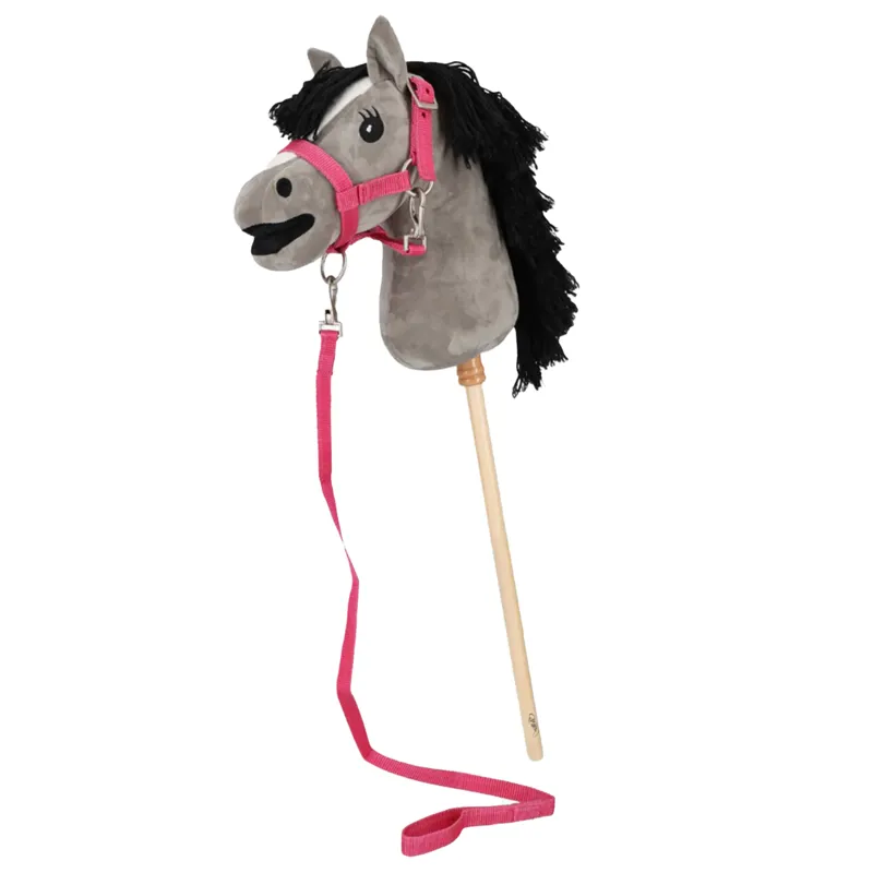 QHP Hobby Horse Headcollar and Lead Set - Fuchsia