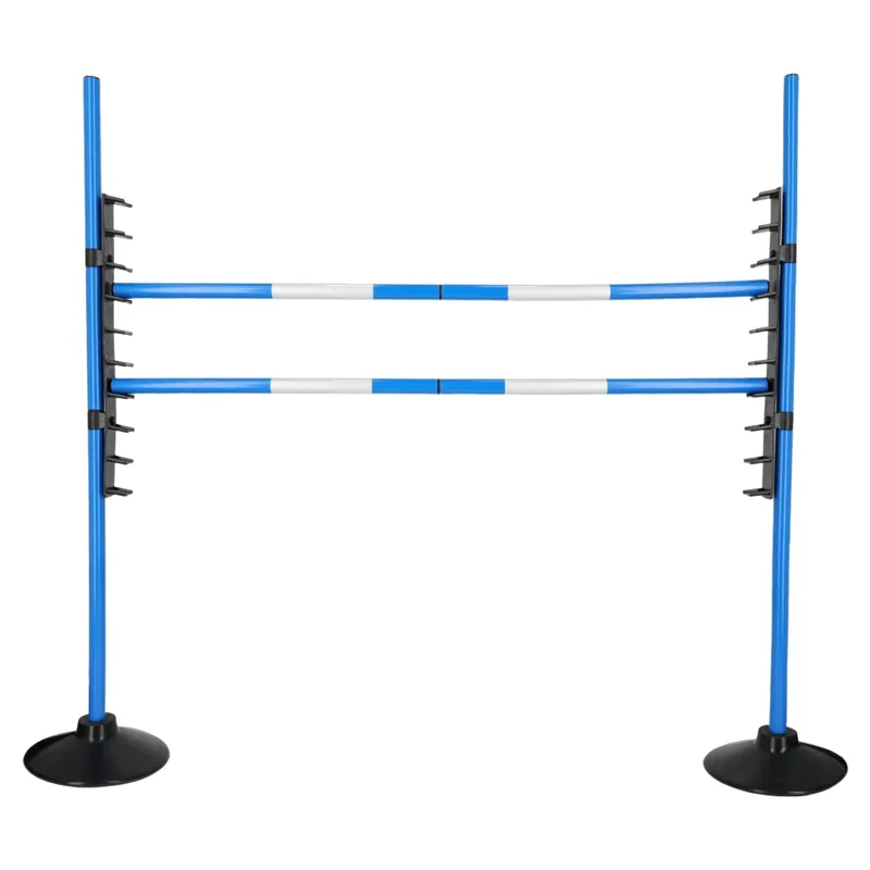 QHP Hobby Horse Jump Set - Cobalt Blue-1