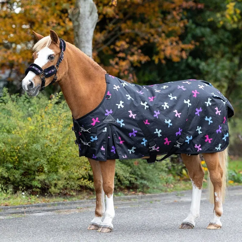 QHP Isalyn 100g Turnout Rug - Unicorn Dream
