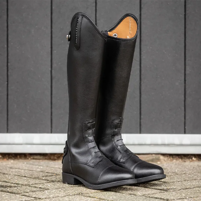 QHP Jessy Junior Tall Riding Boots - Black-1