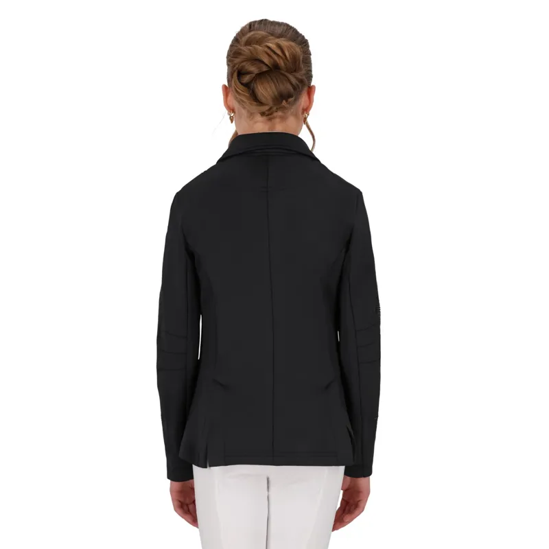 QHP Jipp Junior Girls Show Jacket - Black-1